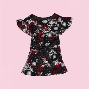 Floral Print Tunic Top - Size S